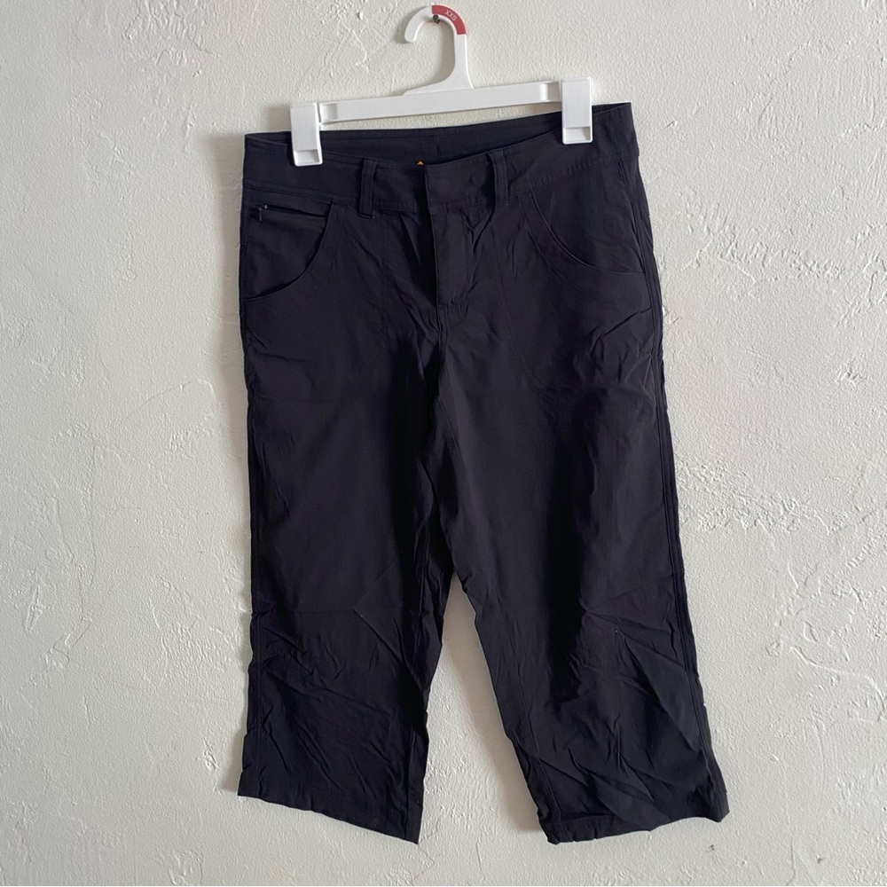 LUCY Nylon Hiking Pants Cropped Zipper Pockets Lightweight Capri Length XS